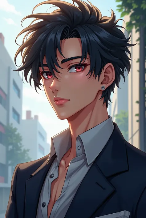 An anime character who is handsome
