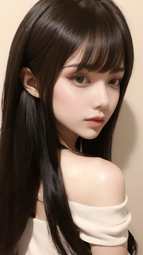 ((best quality)), ((masterpiece)), (detailed), perfect face. Black hair. Asian girl. Ulzzang. Black eyes. Sex from behind.