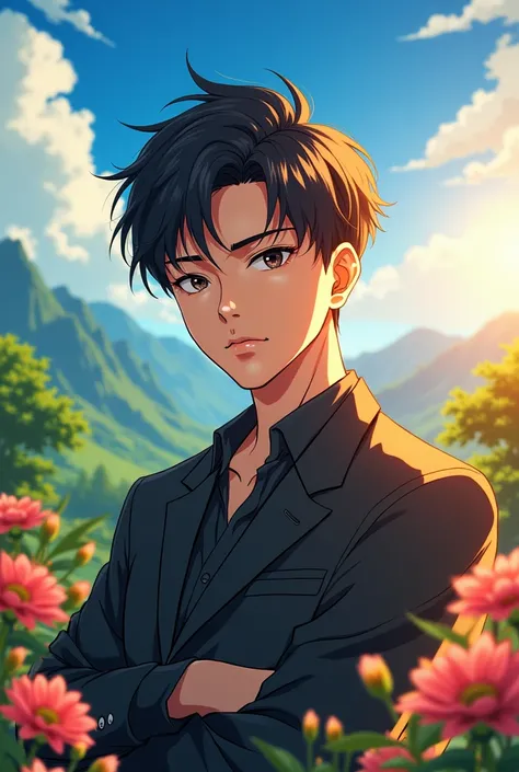 anime boy Sung jin woo pfp background name sunny anime style 