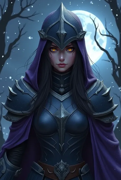 Poster Design Concept: "World of Warcraft: Nightfall Knight"
Overall Style:

Dark Elegance: The poster will combine beauty with a dark fantasy aesthetic, set in a mysterious, shadowy night scene.
Key Elements:

Front-Facing Portrait: The female knight will...