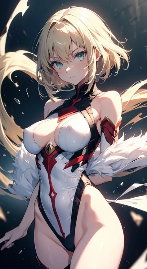 1girl, 1 female, Mordred, Fate/Grand Order, anime style, ultra realistic, high detail, sexy pose, sexy, beautiful, exposed skin, slender, skinny, exposed breast, large breast, nipples, nude, nudity, absurdres, high res, ultrasharp, 8K, UHD, retina, masterp...