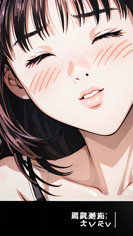 (High resolution),(High resolution),(High resolution),(8k), One person, Yoshizuki_Iori、((Upper body close-up))).(((blush))).Embarrassing、Browsing Caution、((Large Breasts))、Heart symbol、Color、(((Kissing Face)))、(((View your viewers、Close ~ eyes)))、(((Glossy...