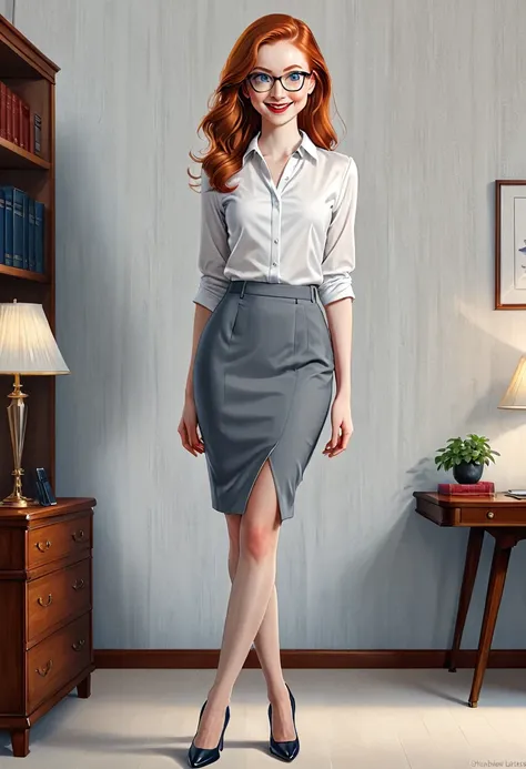 (full body:1.4),((ultra realistic illustration:1.3)), tall, slender ((redhead:1.2)) woman of irish descent. (pale:1.3)complexion...