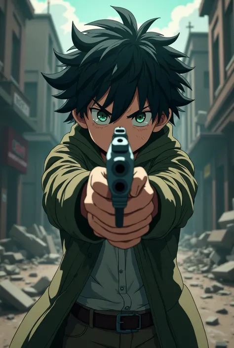 Deku knows the gun