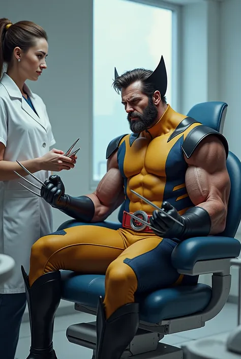 Wolverine at the dentist