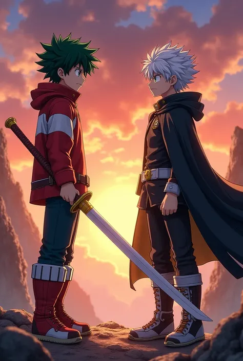 Deku conoce a asta (black clover)