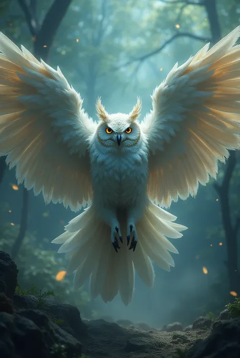 A 6-winged owl