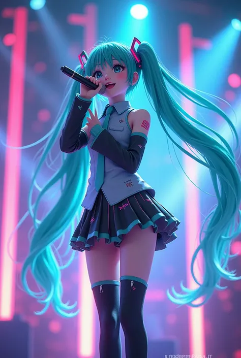 A Hatsune Miku singer