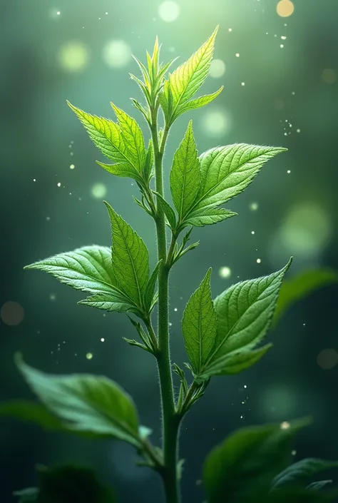 Rosemary leaves and nettle leaves