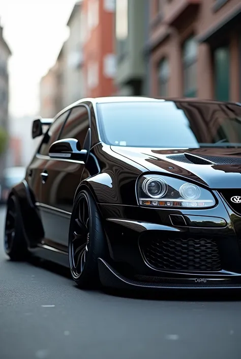 Vw golf mk6 black tuning 