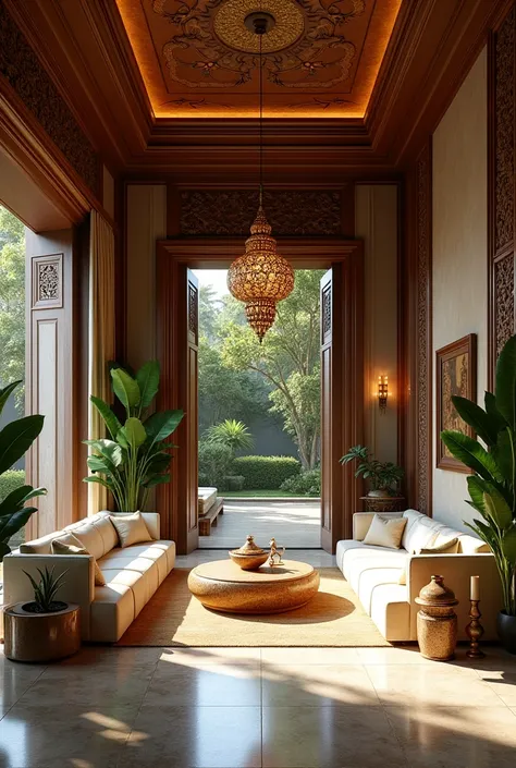 Beautiful luxury Balinese interior 