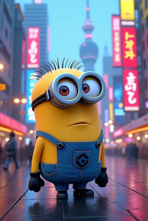 Minion Kevin đến Seoul và ngay lập tức bị cuốn hút bởi cảnh sắc của thành phố