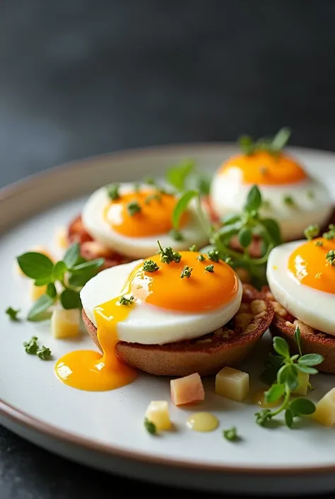 Egg food decor as MasterChef