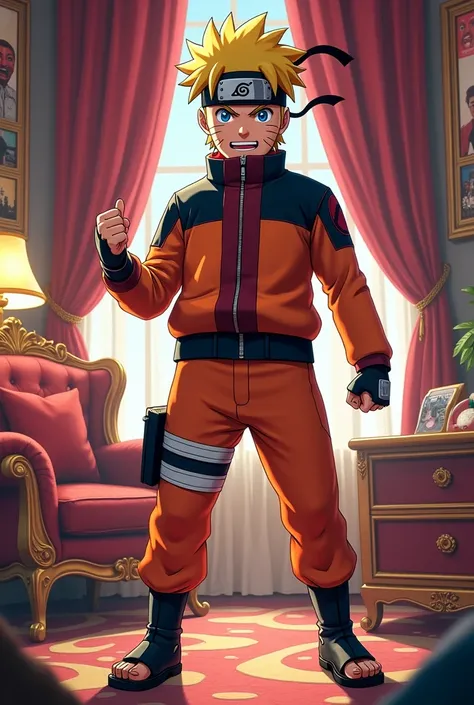 Naruto in Deadpool s suite with Wolverine s body