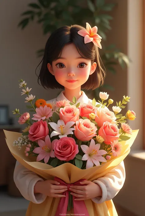 send Flower to a person name Jing