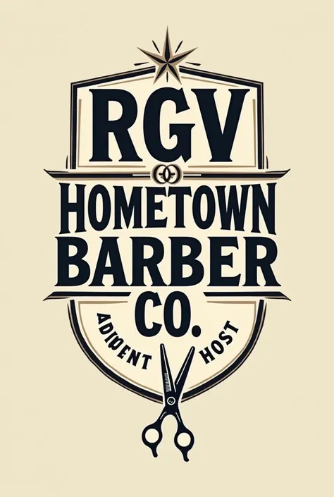 Logo Design Brief
Im looking for a logo design that will incorporate the name and somethings that signifies barbers

Logo Text
RGV Hometown Barber Co