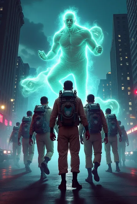 poster ghost busters taking out souls 

