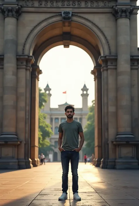 Me in iit Bombay  main gate