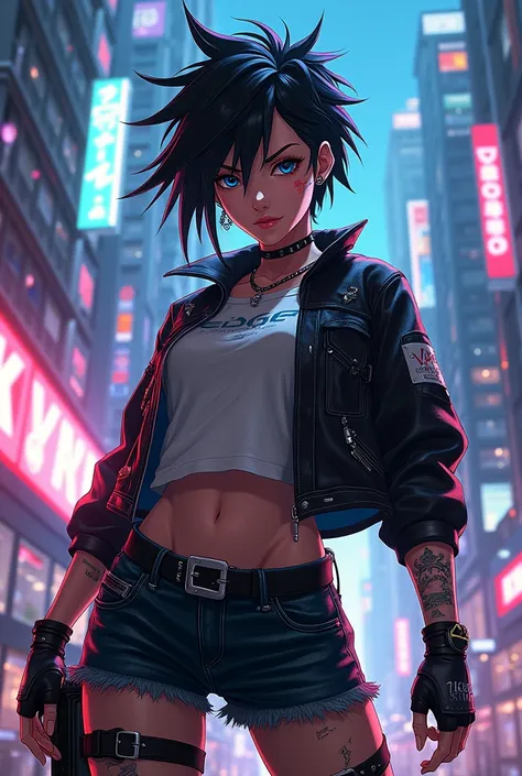 Rebecca in cyberpunk edgerunner 


