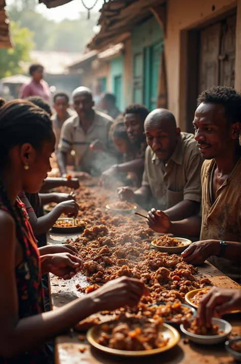 Eat donky meat in ethiopia