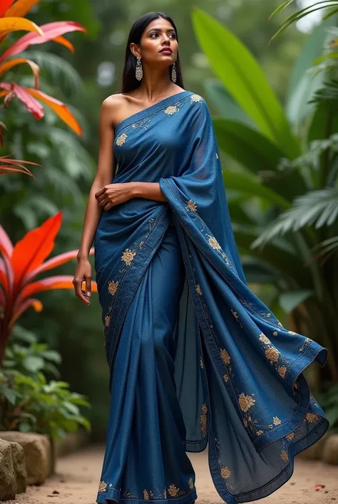  Srilanka denim osaree 