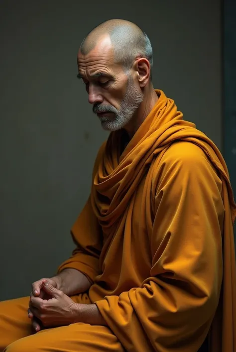 Sad monk