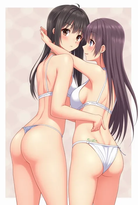 5 Anime Girls In Thongs Showing Their Ass 

