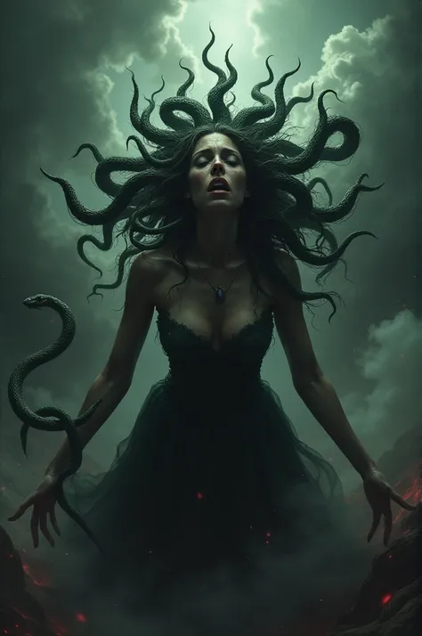 Medusa being attacked