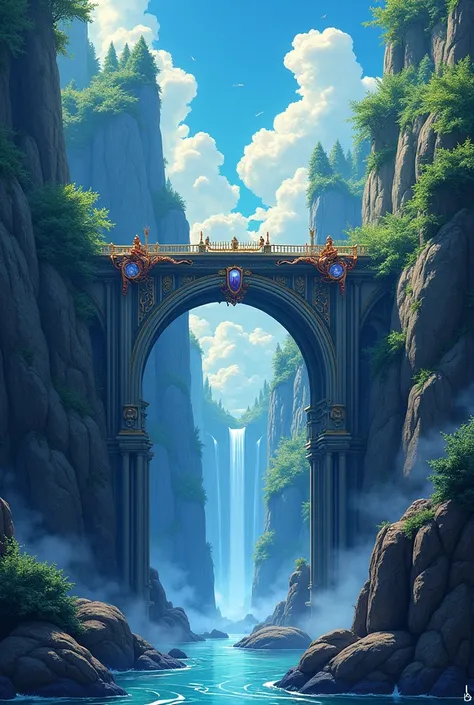 A bridge between worlds, Gorgeous, close up, detail, Clear focus, elegant, Very detailed, illustration, complex, beautiful, Pop Art Station, pixiv, The art of math, author：jordan grimmer 和 greg rutkowski, WLOP, Studio Ghibli,