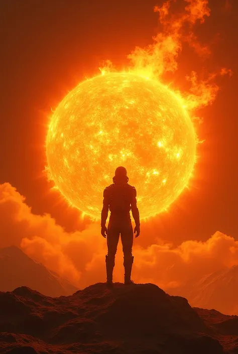 A person on the sun