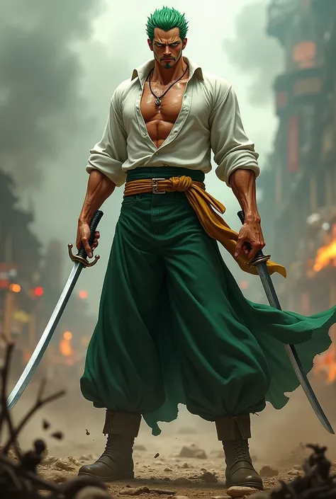 Zoro one peace ultra realistic 