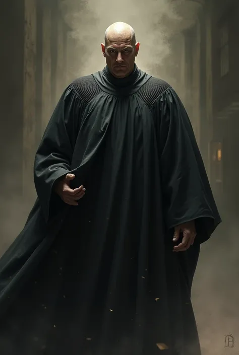 An authoritarian supreme court judge , baldie, unconstitutional wearing a toga and censoring social media in a country without a democratic rule of law.