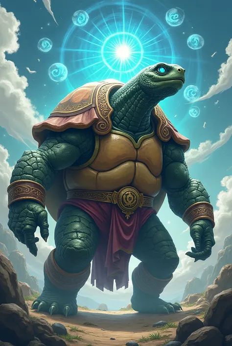 Magic Turtle, anime styling
