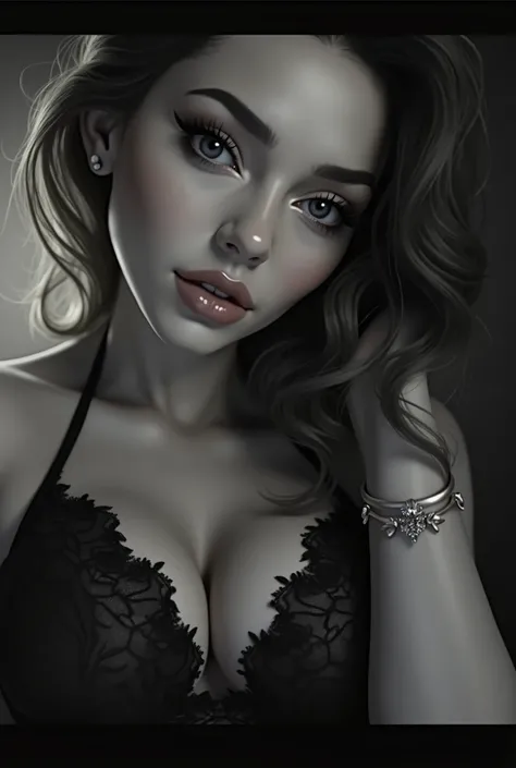 a sexy woman with bra, beautiful detailed eyes, beautiful detailed lips, extremely detailed face and body, long eyelashes, (best quality,4k,8k,highres,masterpiece:1.2),ultra-detailed,(realistic,photorealistic,photo-realistic:1.37),HDR,UHD,studio lighting,u...