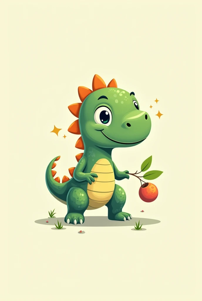 Logo called didino with baby dinosaur 