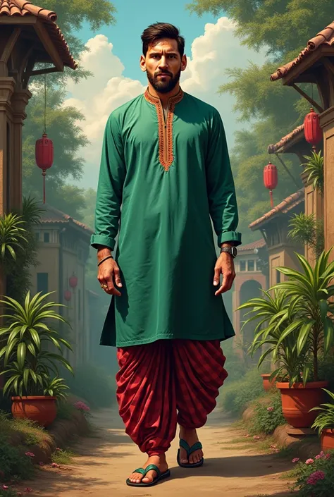 Lionel Messi as a bangladeshi