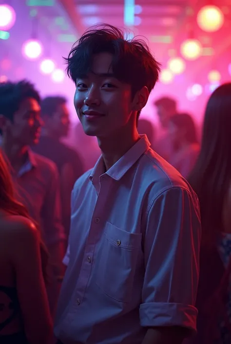  Korean man with short hair at a party, BTS&#39; Jungkook