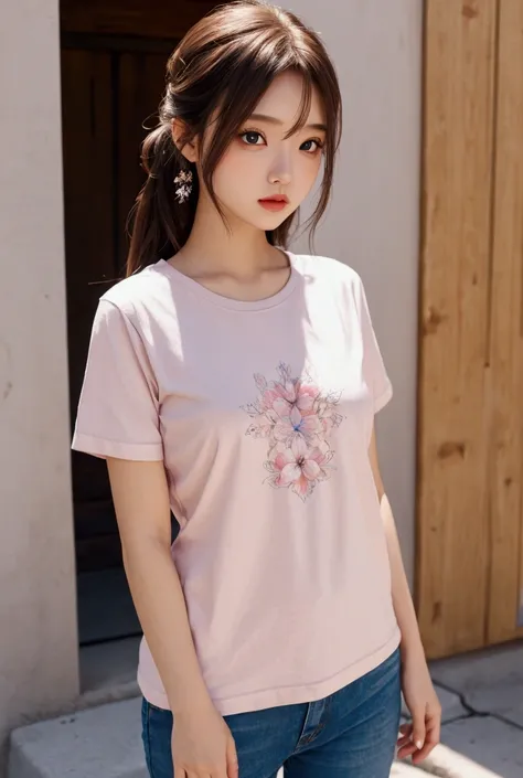 One Girl,Soft Light T-Shirt