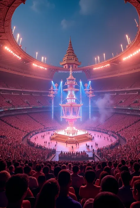 WWE WrestleMania 41 stage and venue in CAMBODIA 