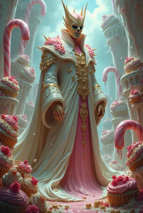 create an image with a “cake lord”