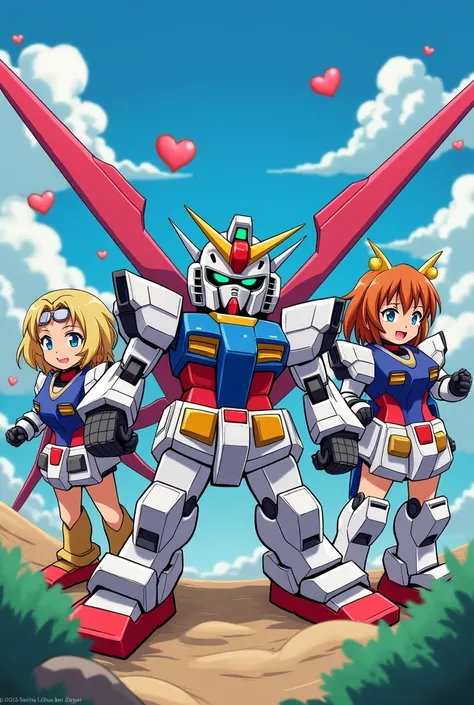 Subject: Gundam animation images, hilarious, with kids&#39; favorite Gundam characters.
Colour: Use background colors and details that coordinate with the logo colors to create consistency..
content: Thêm một thông điệp hilarious or slogan như "Explore the...