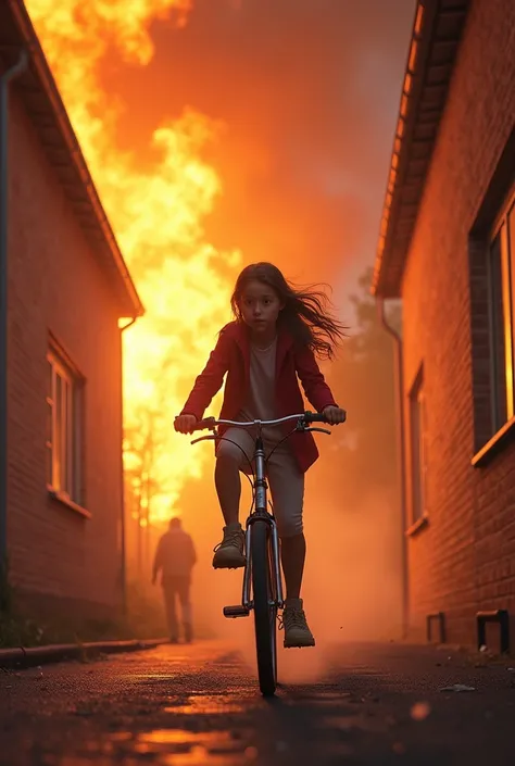 In Germany, a young heroine with a magic pencil uses its powers to help fight a growing fire that threatens her school. Her bike is her only way to reach the hospital where the injured are taken, and she needs to rally the faculty and students to safety. T...