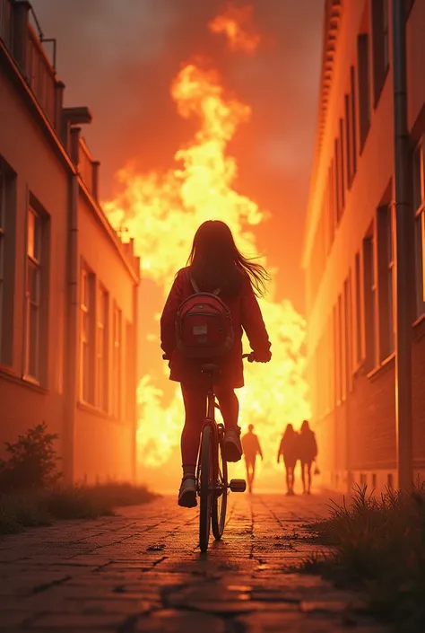 In Germany, a young heroine with a magic pencil uses its powers to help fight a growing fire that threatens her school. Her bike is her only way to reach the hospital where the injured are taken, and she needs to rally the faculty and students to safety. T...