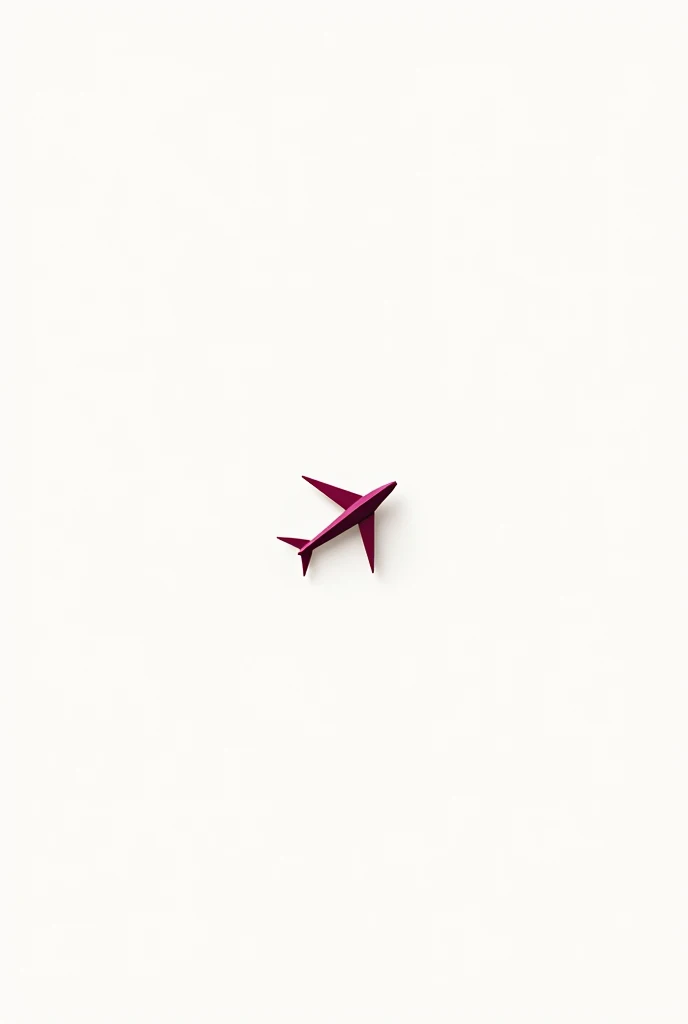 Logo for airline with a small origami plane with the name monaco sky in magenta, white and gold colors with a white background