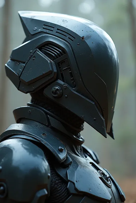 Triangular helmet armor design
