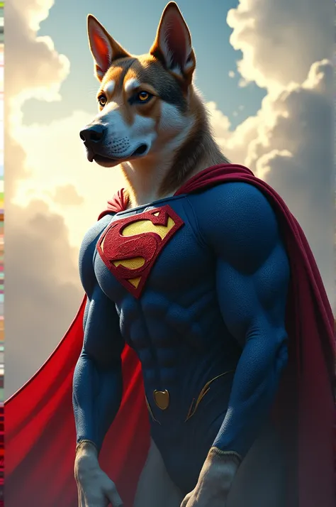 a superman dog