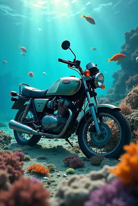 Yamaha rx 100 under the ocean 