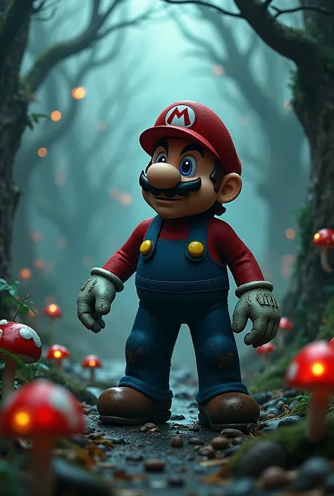 super mario or dark fantasy style