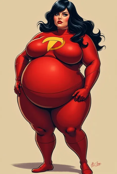 SsBbw curvy Elastigirl ( huge ass and big thigh, wide hips )  with the classic tight and sexy suit