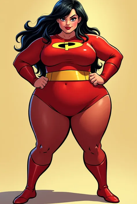 SsBbw curvy Elastigirl ( huge ass and big thigh, wide hips )  with the classic tight and sexy suit